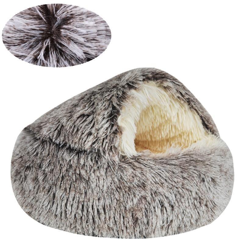 Soft Semi-Enclosed Cat Bed Dog Nest