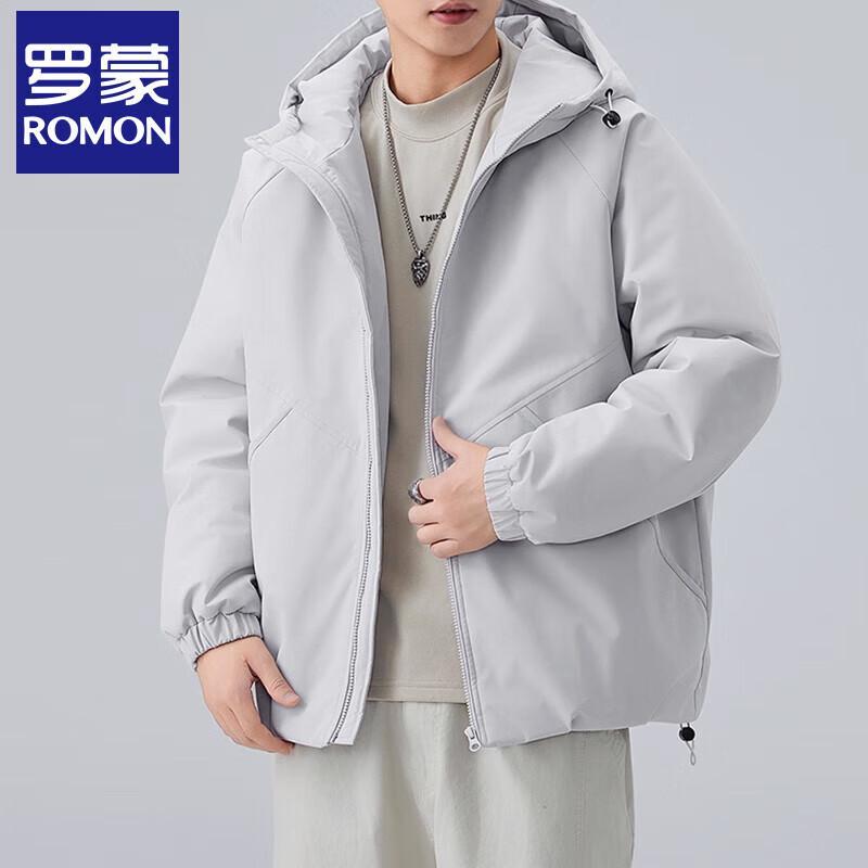 ROMON Men's Hooded Winter Padded Jacket