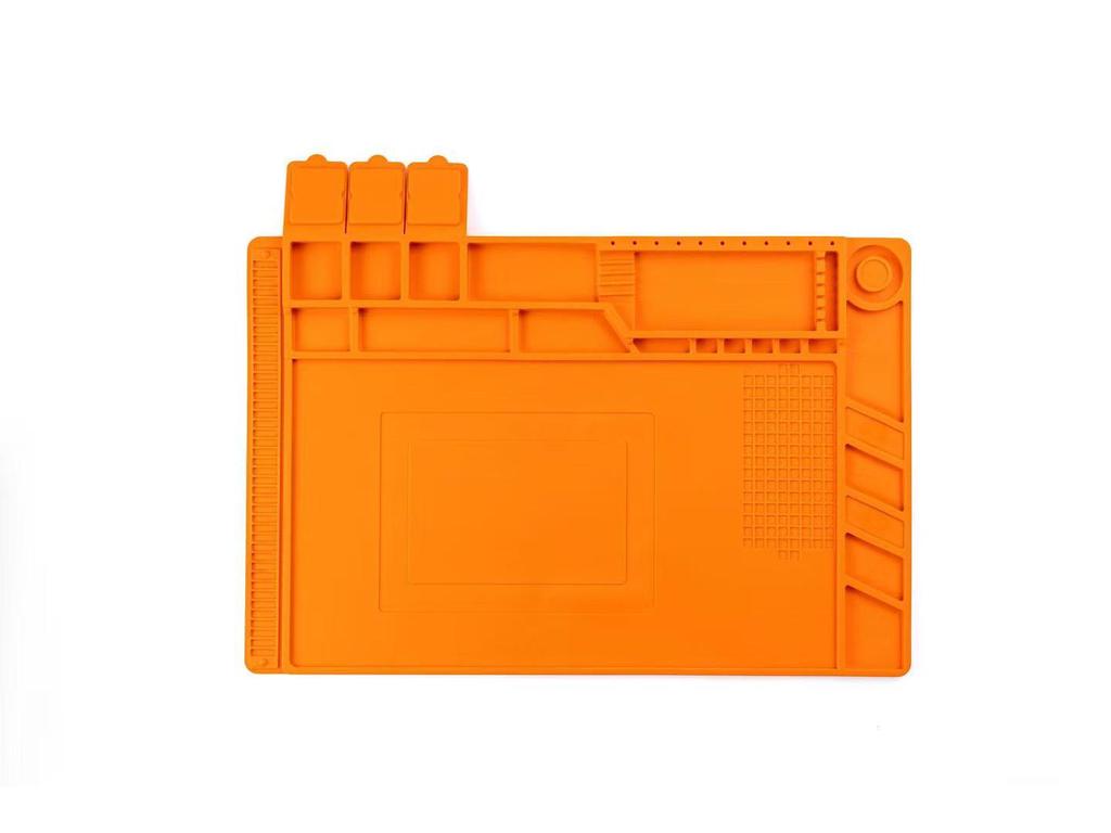 Anti-Static Silicone Repair Workbench Pad - Heat Resistant & Insulated for Mobile, Phone, and Computer Repairs