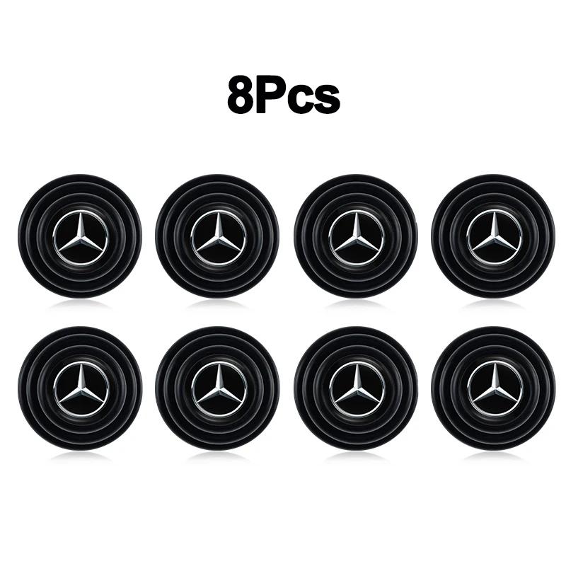 FIQ4 Hot 2025 4/8PCS Car Anti-collision Silicone Door Shock Absorber Spacer For Mercedes Benz AMG W205 W206 W203 W220 W211 W212 W201