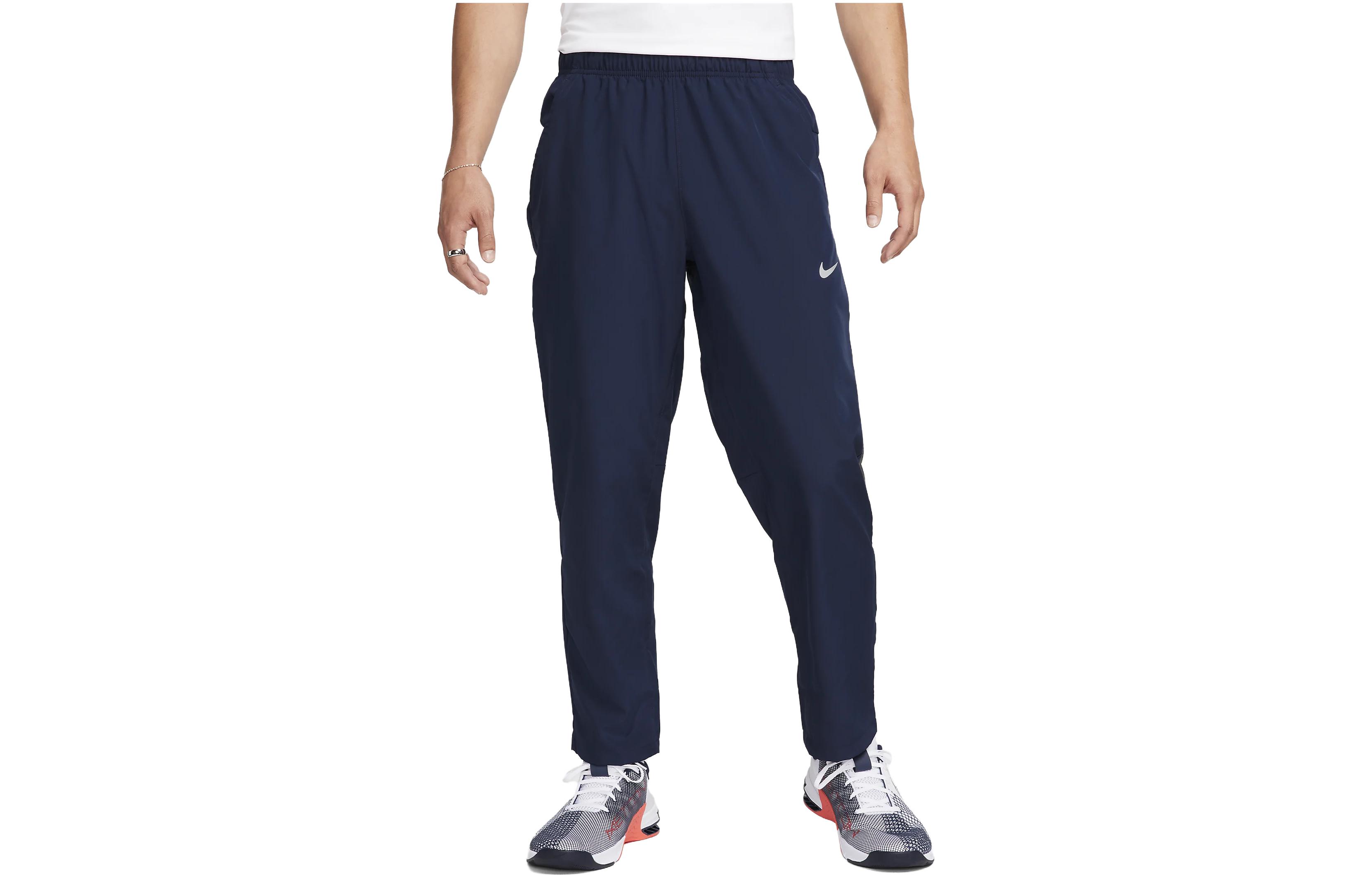 Nike Knitted Sweatpants Men s Dark Blue Moderate Cuffed Pants FB7491-451 L