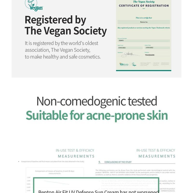 Benton - Air Fit UV Defense Sun Cream