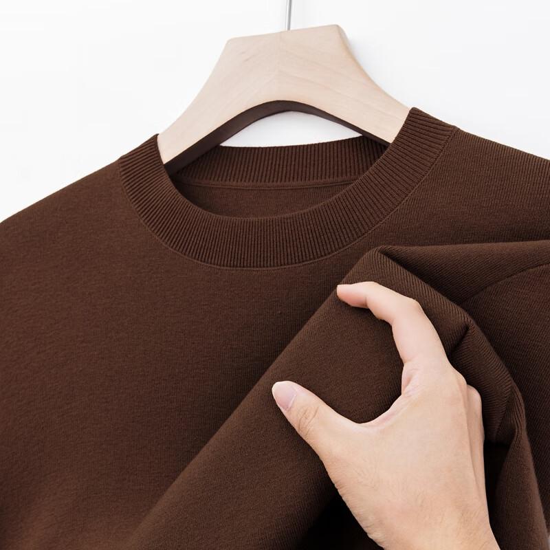 Yiliteng Men's Round Neck Pullover Sweater