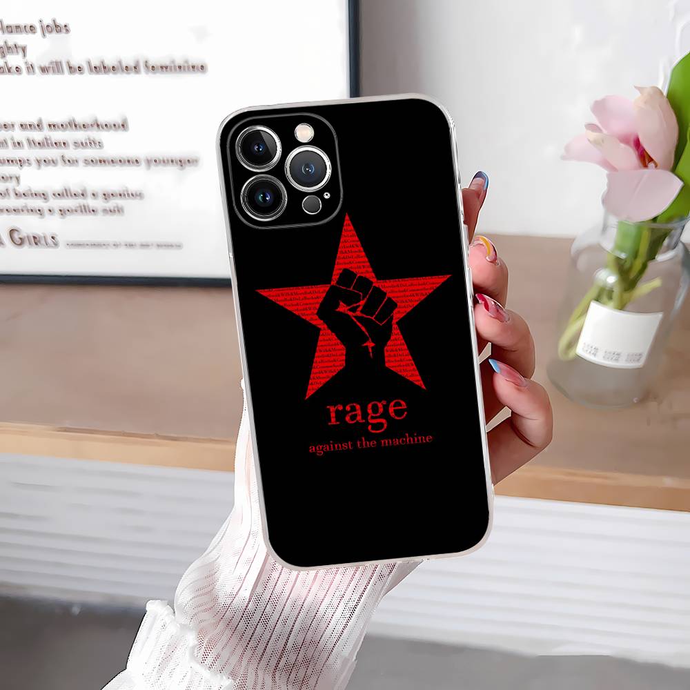 R-Rage A-Against T-The M-Machine Band For IPhone 17 16 15 14 13 12 11 Pro Max Plus Phone Case High End Silicone