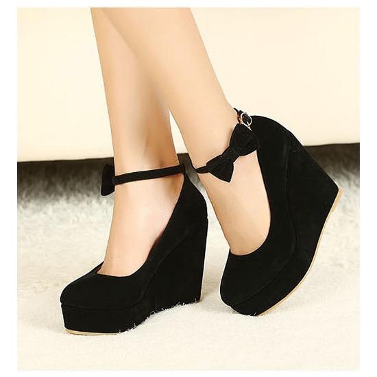 

Корейская обувь большого размера с неглубокой плиткой и круглым носком на одной завязке, красная свадебная обувь, туфли на высоком каблуке, туфли-лодочки, водонепроницаемая платформа, женская обувь 39