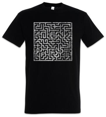 Maze IV T-Shirt Mens Womens Tees Top Labyrinth Mystic Hypnosis Hypnotize Spiral Symbol Sign