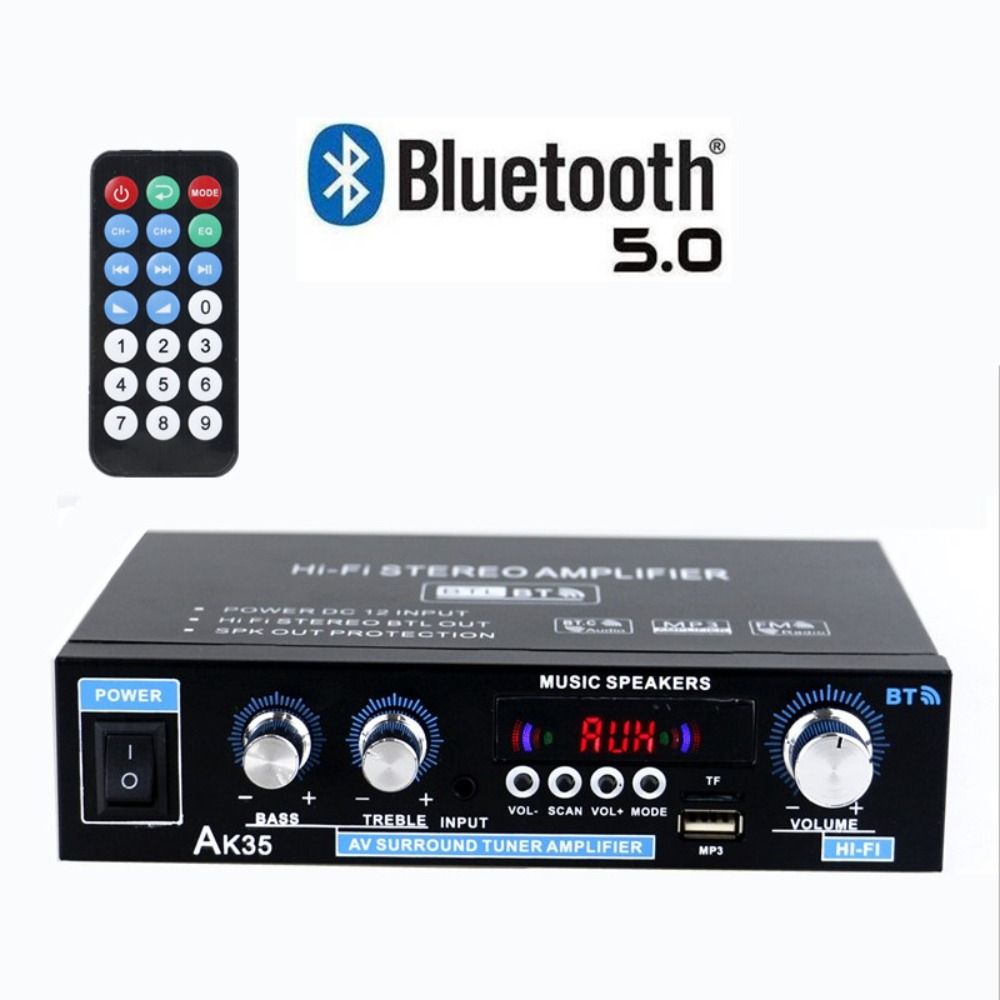 

110 В-240 В цифровой усилитель HiFi цифровой усилитель HiFi поддержка AK35 Bluetooth усилители автомобиля