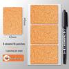 Color Cork Self-Adhesive Label Stickers for Handwritten Notes and Small Markers