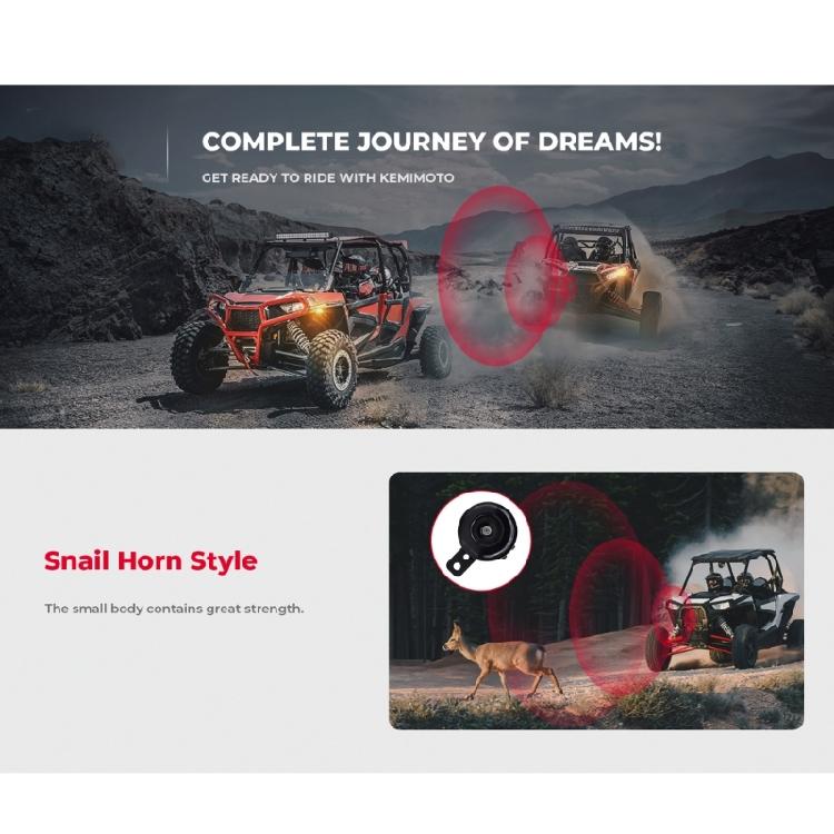 ATV UTV Turn Signal LED Light Kit with Horn Turn Signal Headlight Flasher Relays