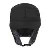 Lying winter hat ear flaps work cap men women waterproof windproof large size aviator warm fleece-lined wide-brimmed use skiing snowboarding cycling 3
