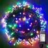 100 LED Christmas Lights Outdoor 10M Clear String Fairys Lights 8Function