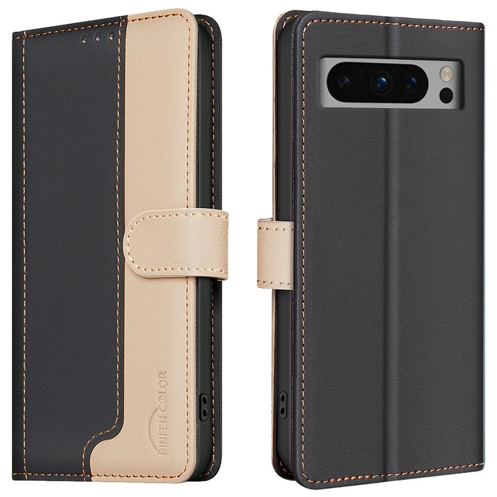 For Google Pixel 8 Pro Wallet Case PU Leather RFID Blocking Phone Cover
