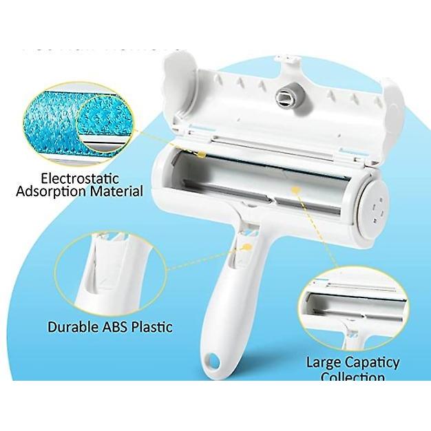 Pxcl Reusable Pet Hair Removal Roller, Self Cleaning Eco Friendly Pet Hair Removal Brush For Carpet, Furniture, Clothes, Bedding And Sofa