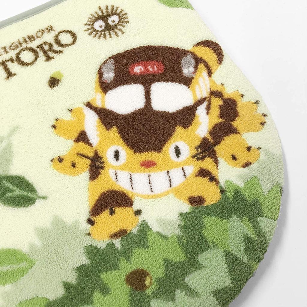 My Neighbor Totoro Long Toilet Mat Set 3 Pieces Paper Holder Cover Green Washing and Heating Toilet Seat Ghibli Senkou Totoro Nakama Green Long Ears