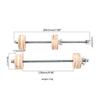 2Pcs Guitar Barrel Clamp Mounting Clips Guitar Body Assembly Clip Luthier Tools