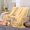 1pc, Charming Chip 'n Dale Acorn Adventure Blanket Cozy Home Decor Blanket for Couch, Bed, Travel, Camping, Car, Beach, Office Nap Perfect