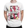 Black Stones Poster NANA Anime  T-Shirt Men Women  Vintage Cotton Tees Round Collar Short Sleeve T Shirts Plus Size Clothing