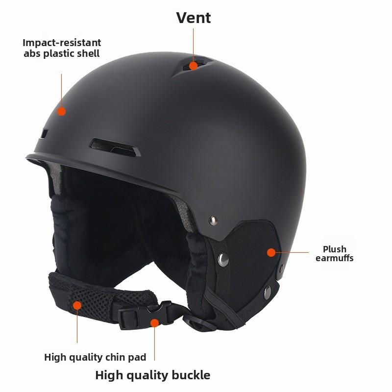 Winter Skihelm Outdoor Riding Halbschalenhelm Integrierter Vier-Jahreszeiten-Helm Sicherheitsschutz