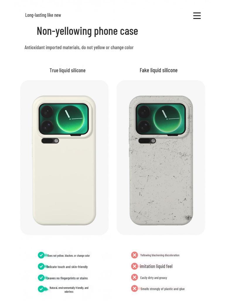 Xiaomi 17 Pro Max Liquid Silicone Anti-Drop Phone Case