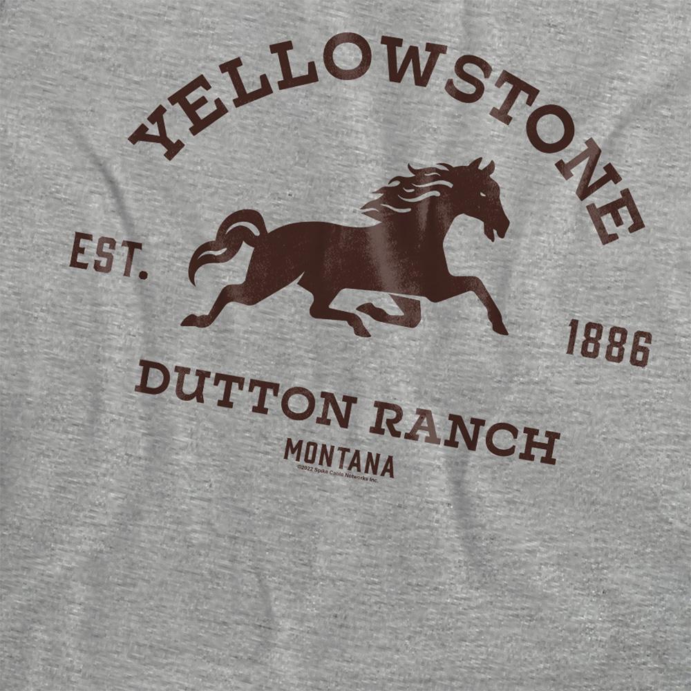 Yellowstone Womens/Ladies Dutton Ranch Horse Heather T-Shirt
