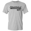 Established 1977 - Funny Birthday Celebration T-Shirt - Sport Grey