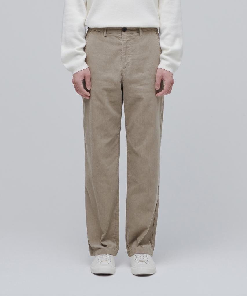 MUSINSA STANDARD Regular Fit Corduroy Pants [Light Beige]