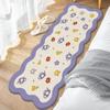Thickened Imitation Cashmere Floor Mat, Small Fresh Bedroom Bedside Blanket, Living Room Carpet, Household Bay Window Mat