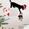 Funny Door Toppers Decor Cat/Dog Shaped Christmas Decoration  Holiday Ambiance