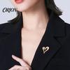 Metall-Anstecknadel Hohl-Liebesherz-Nadel, Romantische Revers-Kleidungsdekoration Pullover Strickjacke Mantel Anzug Schal Dekor Männer Frauen Accessoires Oxidationsschutz