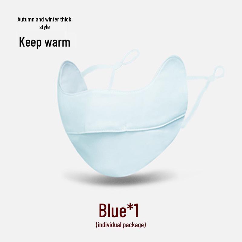 Herbst/Winter Dicke Vollgesichtsmaske mit Augeneckenschutz, UV-Schutz, Atmungsaktives & Nahtloses Design