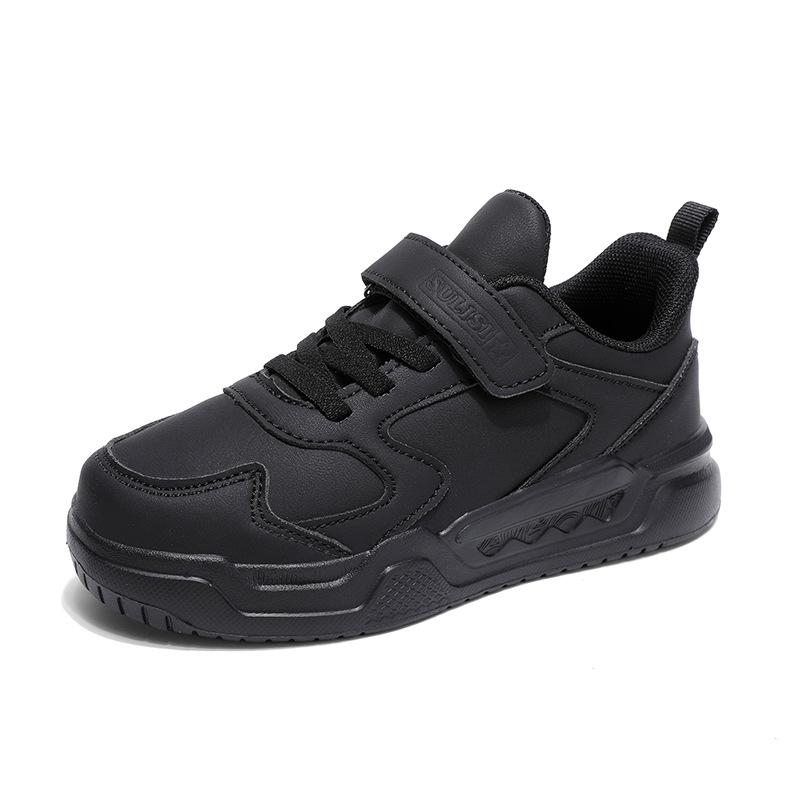 Children's Little White Shoes 2025 Summer Mesh Breathable Middle and Old Children's Boys White Sports Shoes School Girls Running Shoes