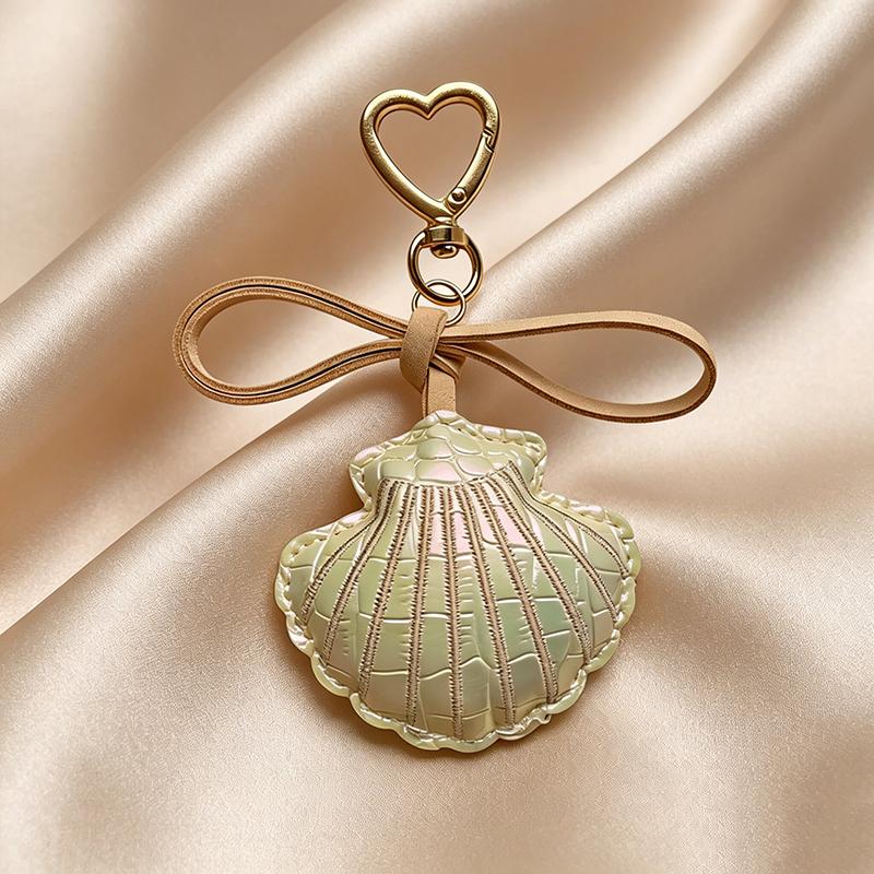 Yogodlns Seaside Shell Faux Leather Mini Backpack Hanging Handbag Pendant Bag Pendant Bags Accessories