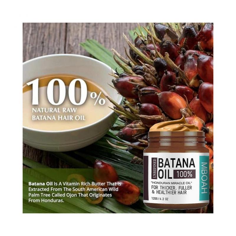 Unrefined Batana Oil for Growth, 100% Batana Oil From Honduras, Oil, Helps with Frizz, Split Ends