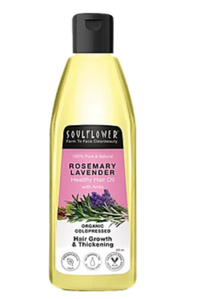 @ Soulflower Rosemary Lavender Hair Oil 225 ml Zr-4088-60%Off