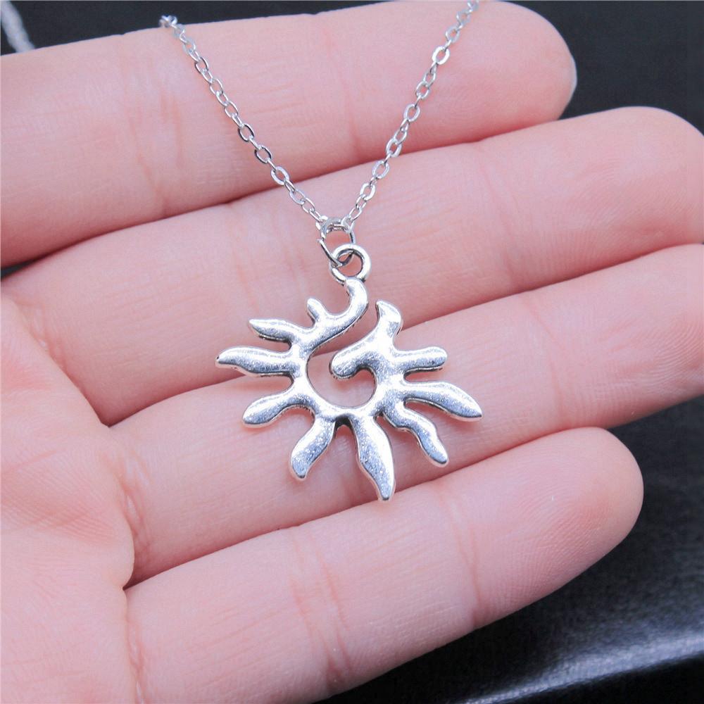 Necklace Chokers 40cm Short Chain The Sun Moon Kids' Jewelry Materials QN071