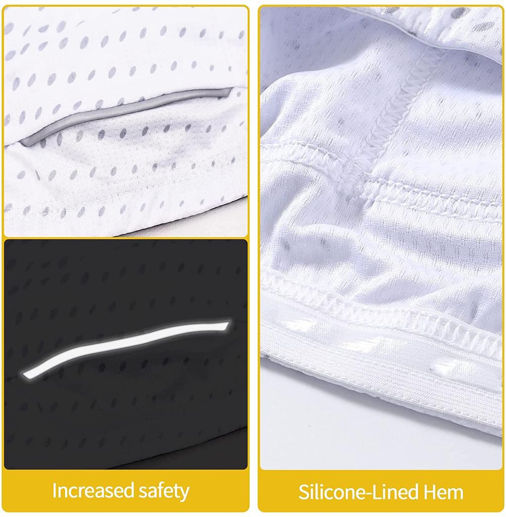 Man Cycling Clothing Jersey Set Anti-UV Road Bike Bib Jersey Suit Shorts with 5D Gel Pad Breathable Short Sleeves Cycling Suits