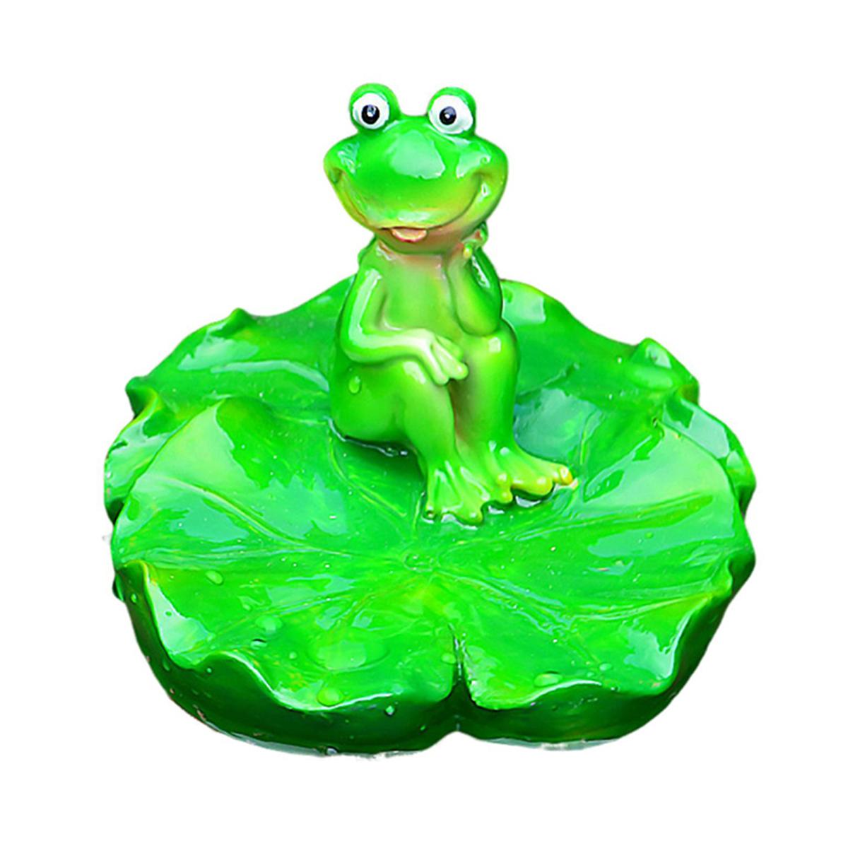 

Статуэтка плавающей лягушки Yousheng из смолы, мультяшная расслабляющая лягушка, украшение для пруда, плавающая лягушка, фигурка для аквариума, сада, бассейна, водного элемента, декор E