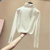 Women Turtleneck Long Sleeve Top Cotton Stretch Base Blouse Bottoming Shirt