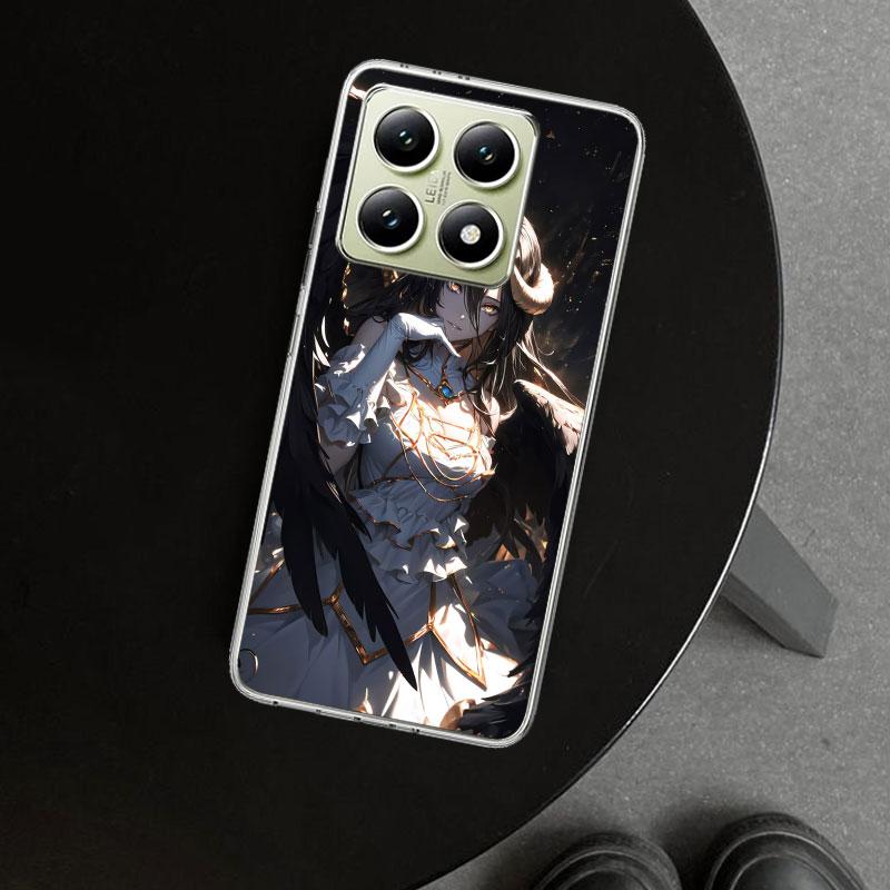 Albedo Overlord Anime Phone Case Cover for Xiaomi Redmi Note 15 14 13 12 11 Pro Plus 14S 12S 11S 11T 11E 10S 10 Customized Funda