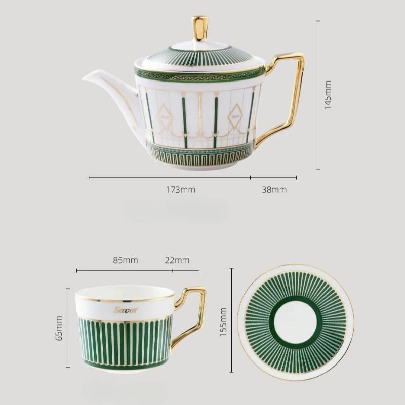 French Afternoon Tea Set Elegant Premium Ceramic Coffee Cup Gift Box Wedding Present Home Tableware Supplies