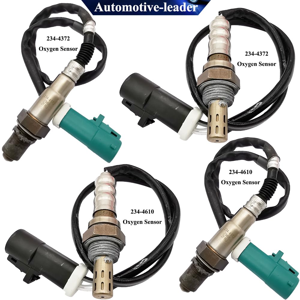 

4Pcs 234-4372 234-4610 O2 Sensor Upstream +Downstream O-xygen Sensor Replacement for Mazda CX-9 3.5L 3.7L, for 2007-2009 Ford Edge, for Lincoln MKX