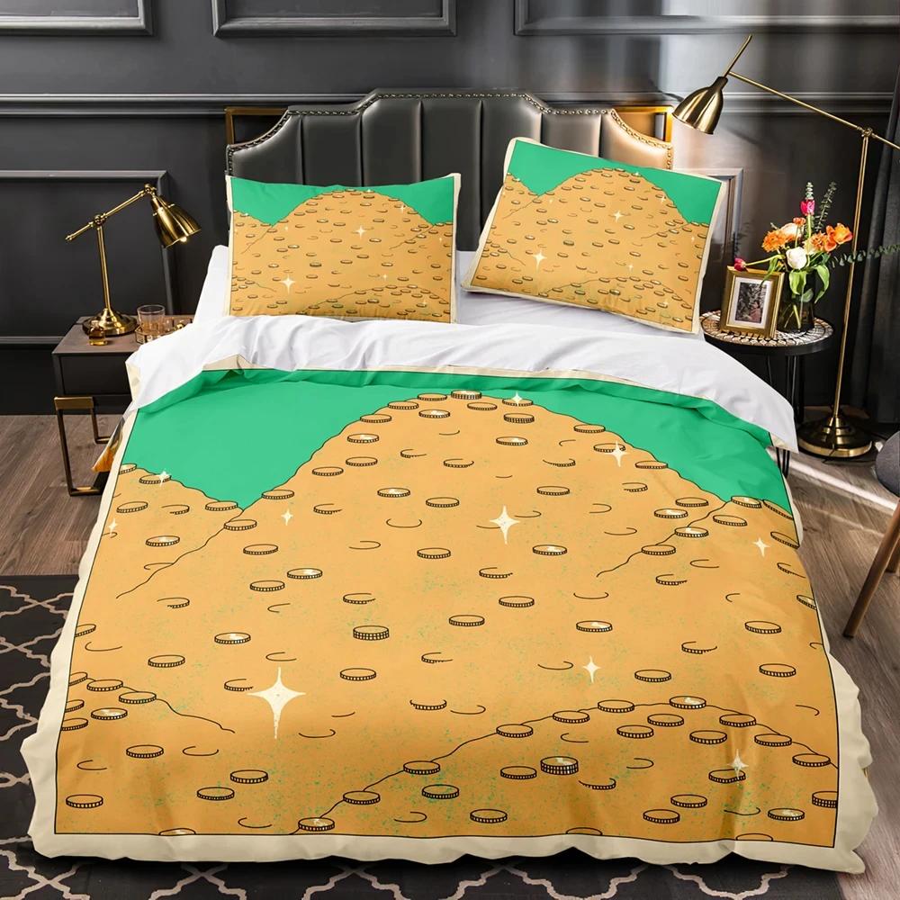 3D Print The Rise Cartoon Bedding Set Duvet Cover Bed Set Quilt Cover Pillowcase Comforter King Queen Size Boys Adult Bedding
