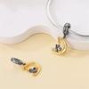 100%Stering Black Cat Charms Beads Moon Crescent Pendant Fit Original Bracelet Diy For Women Jewelry