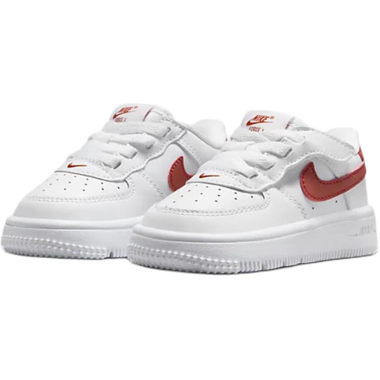 New Nike Anti Slip Wear Resistant Low Top Toddler Shoes White Red Infant And Toddler FN0236-116