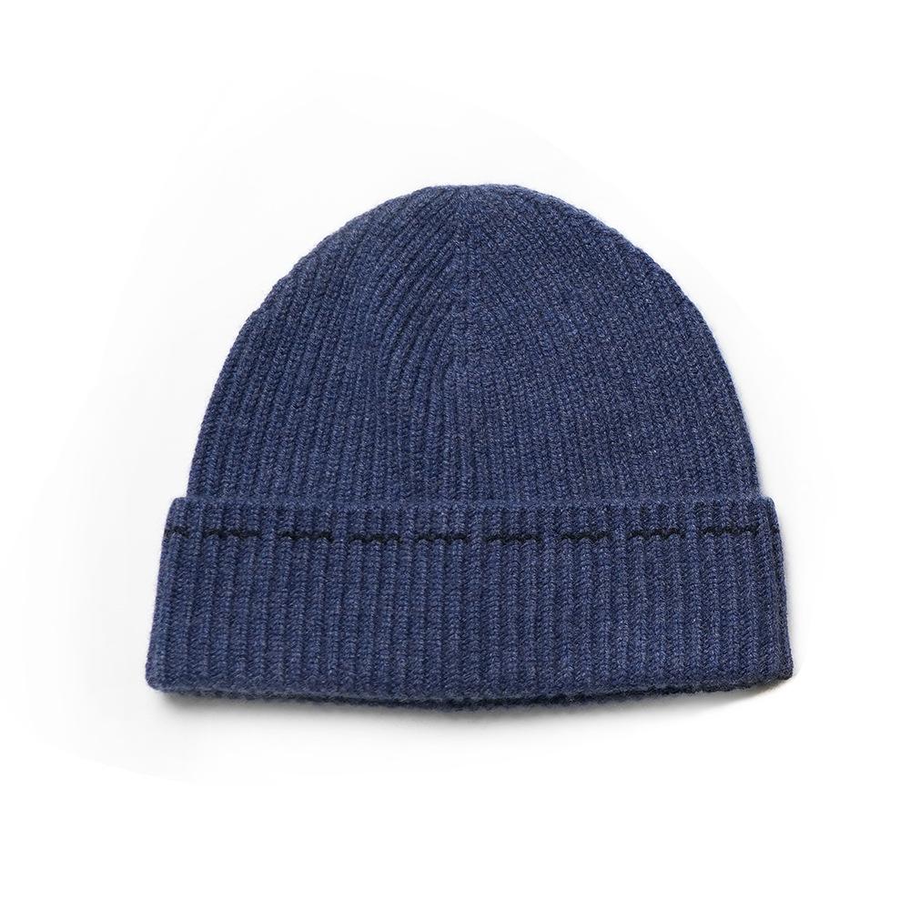 

Кашемировые вязаные шапки премиум-класса для женщин и мужчин, осенне-зимняя шапка для траулеров, мягкая теплая ребристая рыбацкая шапка для волос