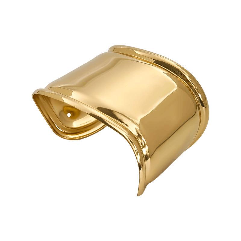 

Женский гладкий браслет с широким раскрытием: Европейский и американский хип-хоп стиль с персонализированным дизайном