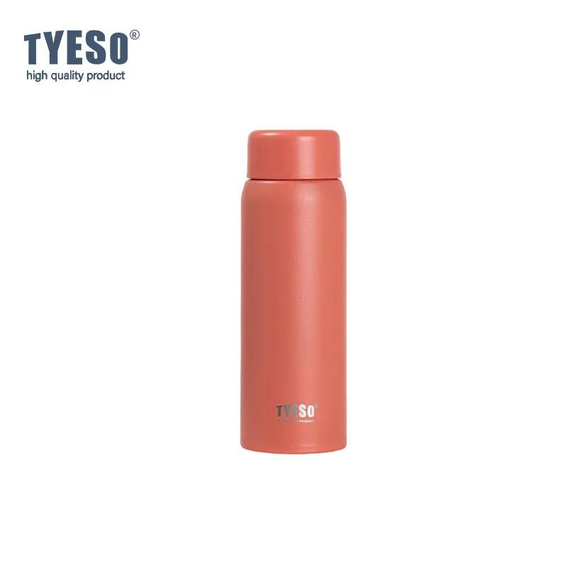 Tyeso 200ml Cute Thermoses Compact Slim Design High Aesthetic Appeal Perfect for Hydration Pocket Insulated Water Bottle Vacuum