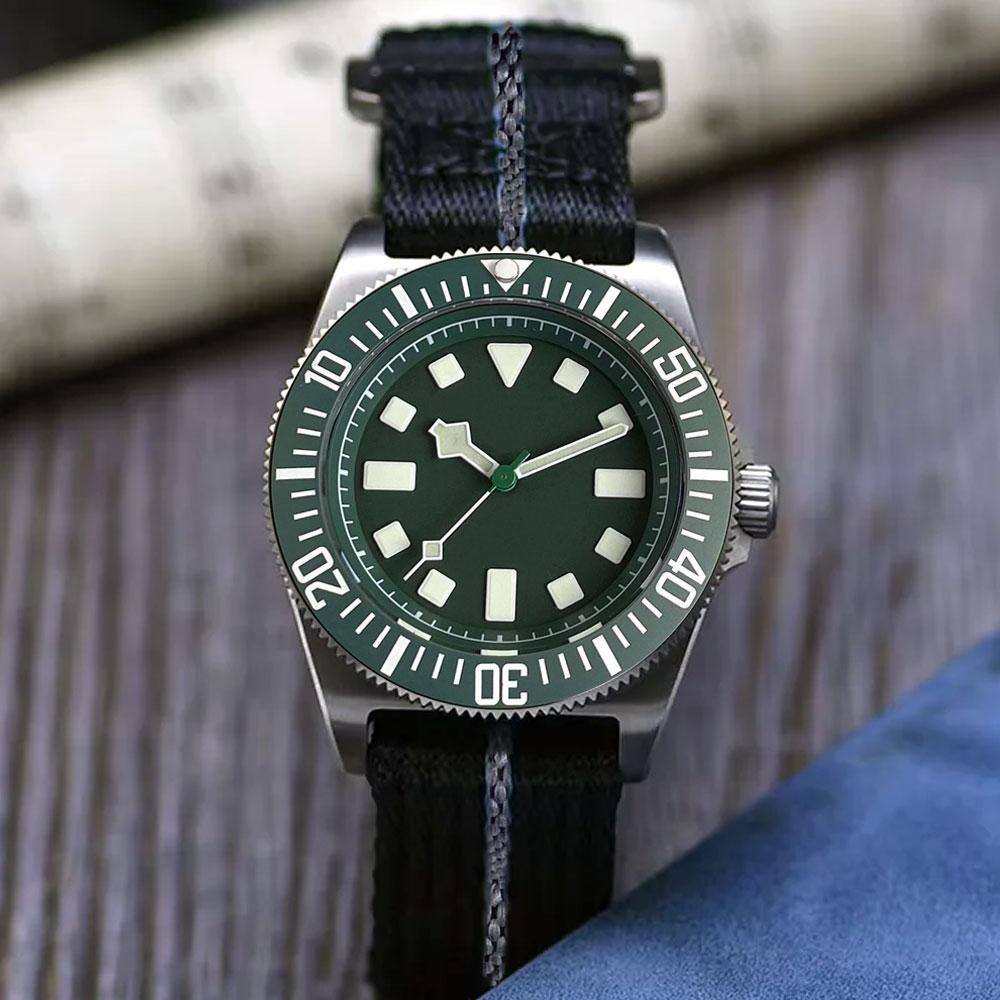 Tandorio 42mm Tactical Frog Titanium NH35
