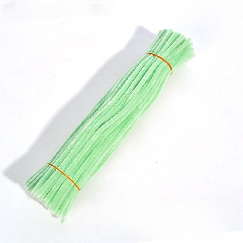 500pcs Chenille Stem Pipe Kids DIY Creative Chenille Sticks Cleaners Kindergarten Educational Handmade Material Plush Strips