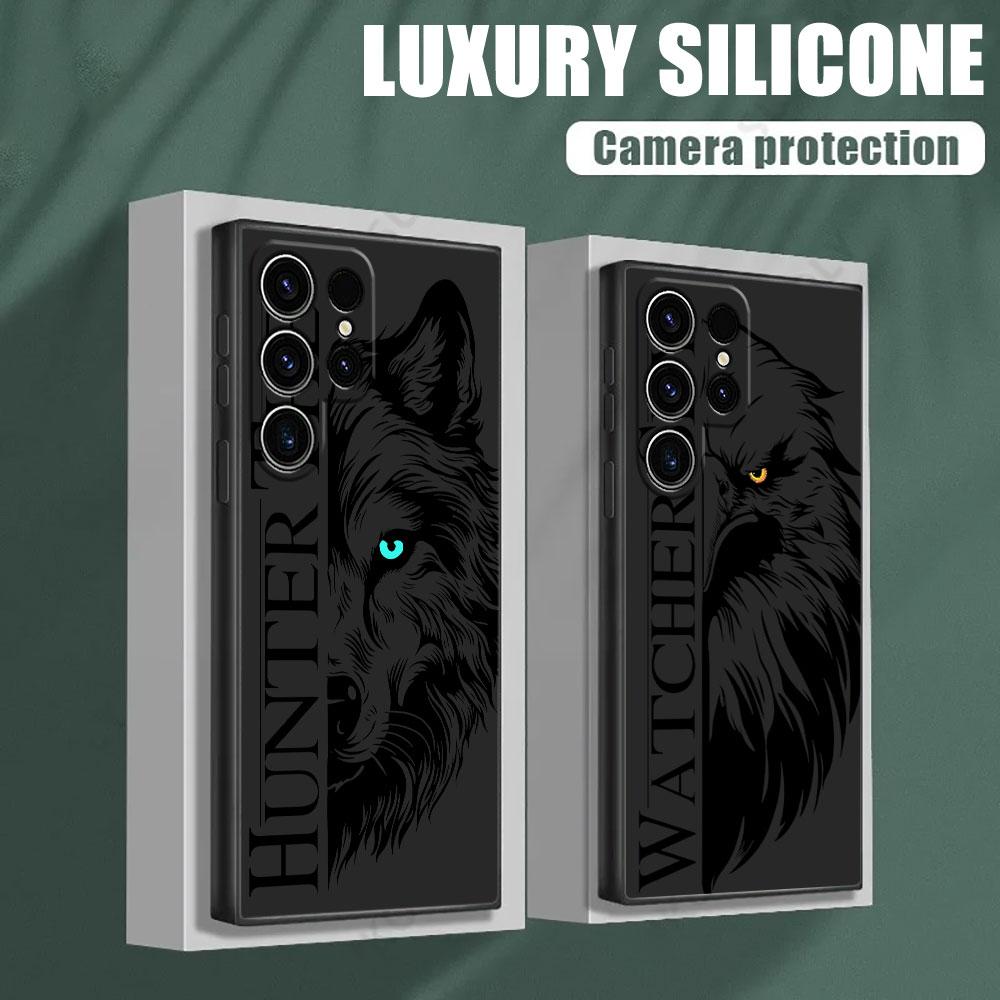 Wolf Eagle Lion Bear Animal Phone Case For Samsung Galaxy S26 Ultra Cases S25 FE S24 S23 S21 Ultra S20 S24 FE S22 S26 Plus Cover
